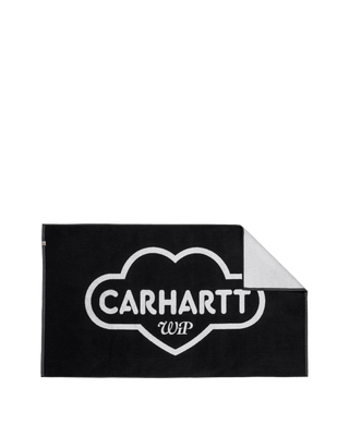 Carhartt WIP Cloud Heart Towel - Black / White