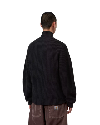 Carhartt WIP Detroit Half Zip Sweater - Black