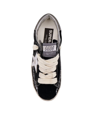 Golden Goose Super-Star Sneakers Dark Grey Silver