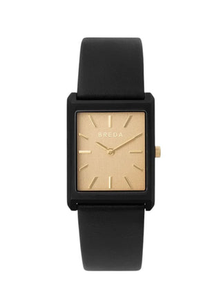 Breda Virgil Leather Black Gold 1736C