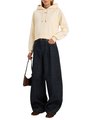 Jacquemus Gros Grain Hoodie Ivory