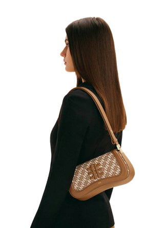 JW PEI Joy Shoulder Bag Monogram Brown