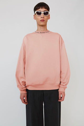 Acne Studios Flogho Crew Sweat Pink