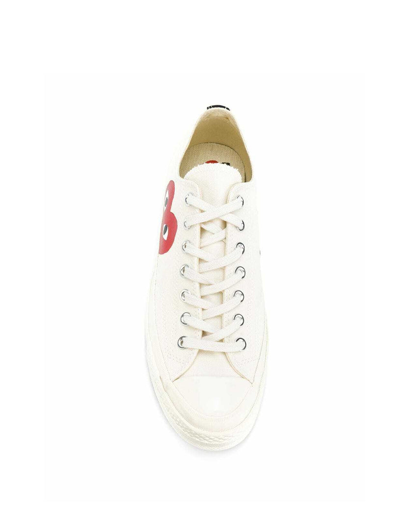 Converse x Comme Des Garcons Play Low Top Sneakers White ROOMS