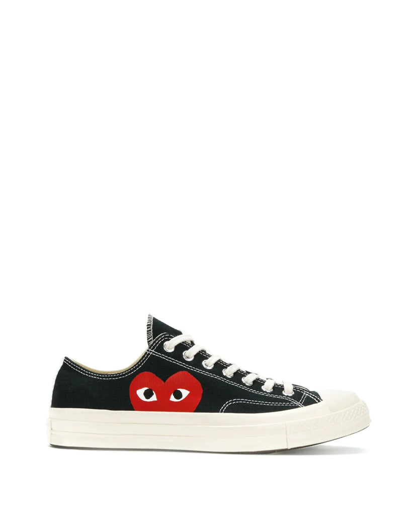 Converse x Comme Des Garcons Play Low Top Sneakers Black ROOMS