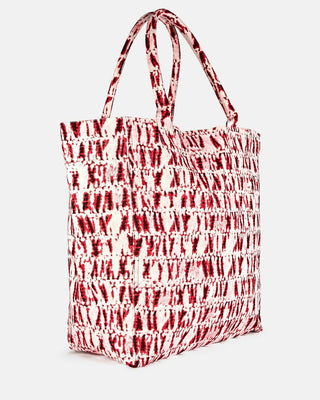 Isabel Marant Yenky Logo Canvas Tote Bag Red/White