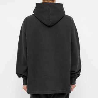 Acne Studios Franklin Reverse Logo Hoody Black