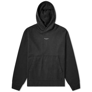 Acne Studios Franklin Reverse Logo Hoody Black