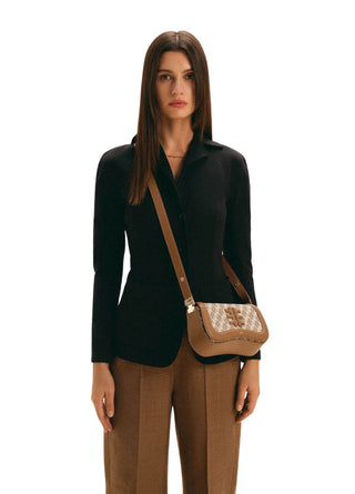 JW PEI Joy Shoulder Bag Monogram Brown