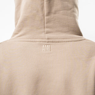 AMI Paris Oversize Ami de Coeur hoodie Khaki