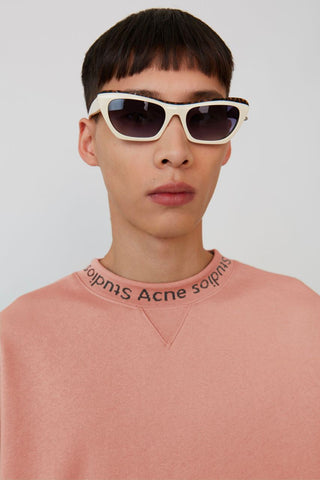 Acne Studios Flogho Crew Sweat Pink