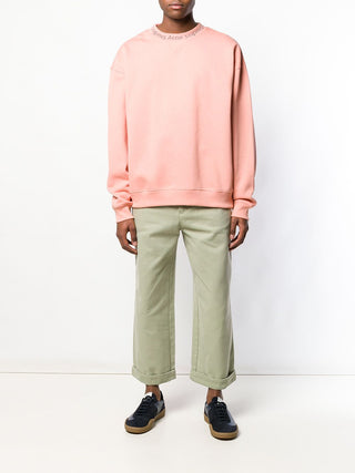 Acne Studios Flogho Crew Sweat Pink