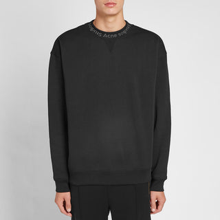 Acne Studios Flogho Crew Sweat Black