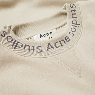 Acne Studios Flogho Crew Sweat Beige