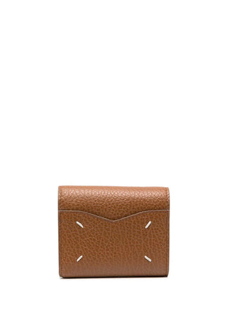 Maison Margiela Leather Envelope Trifold Wallet Brown