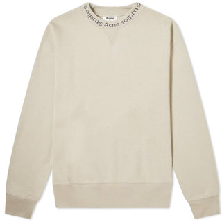 Acne Studios Flogho Crew Sweat Beige