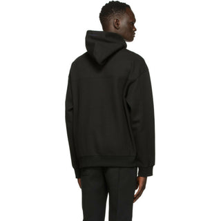 Ader Error Exclusive Tape Logo Hoodie Black