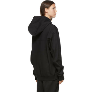 Ader Error Exclusive Tape Logo Hoodie Black