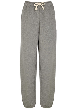 Acne Studios Frack Face Cotton Sweatpants Grey Melange