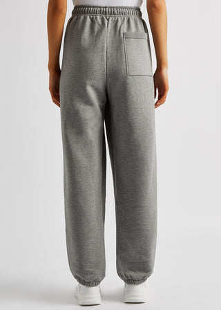 Acne Studios Frack Face Cotton Sweatpants Grey Melange