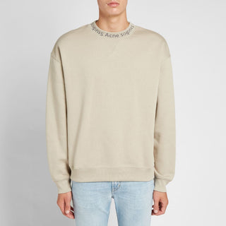 Acne Studios Flogho Crew Sweat Beige