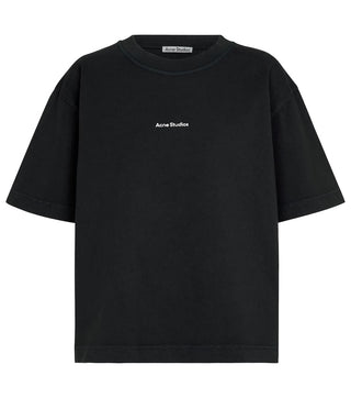 Acne Studios Logo cotton jersey T-shirt Black