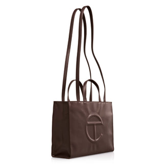 Telfar Medium Shopping Bag Chocolate